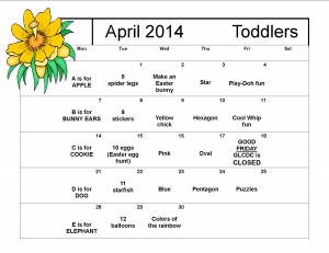 April 2014 Toddlers